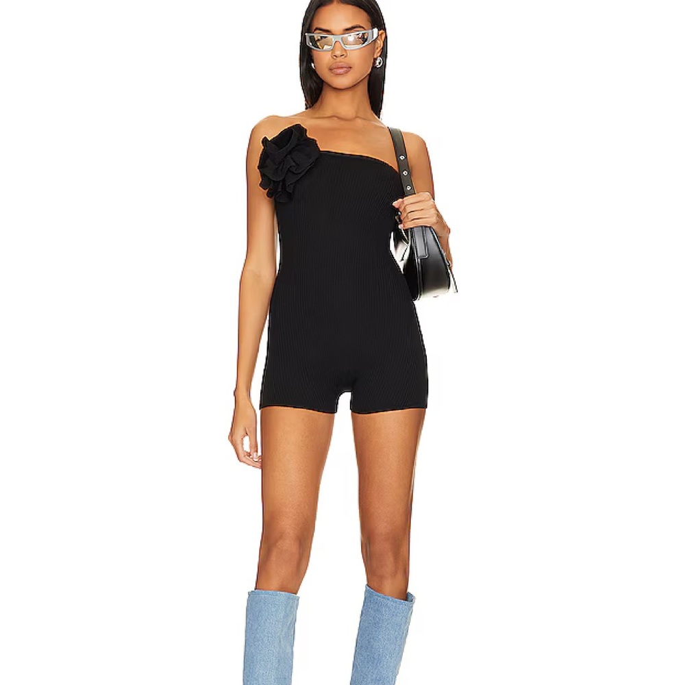 Superdown black Lucas romper